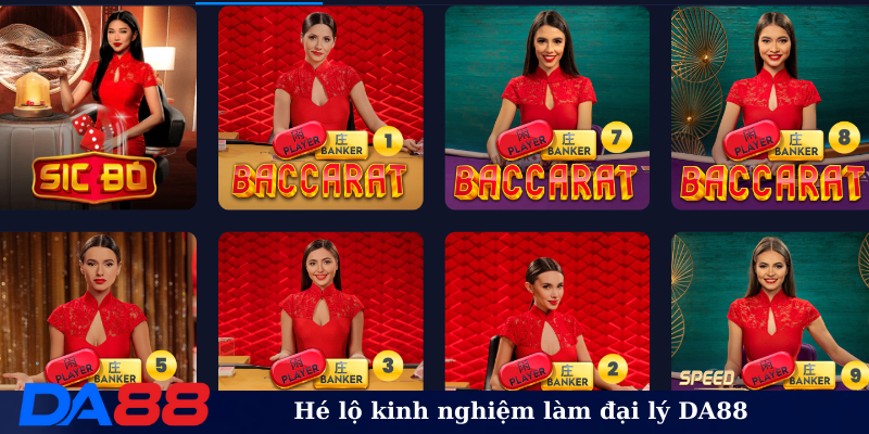 Hé lộ kinh nghiệm làm đại lý DA88