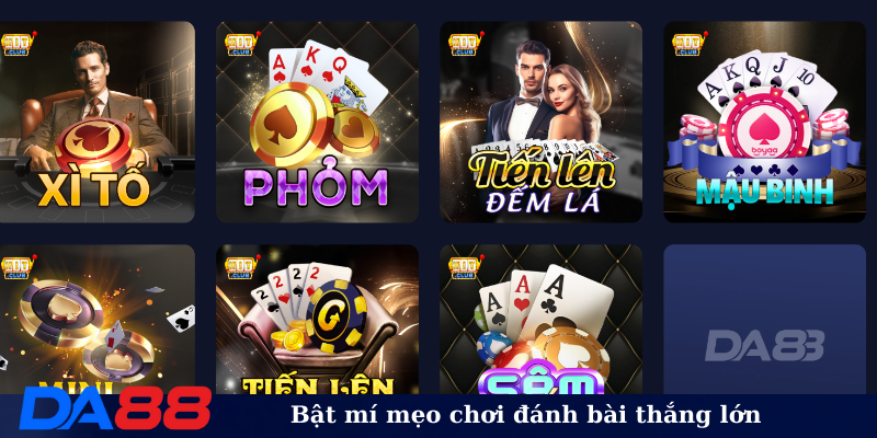 Bật mí mẹo chơi đánh bài thắng lớn